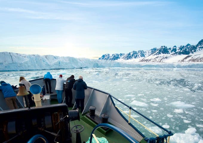 Arctic ship MS Stockholm's bow