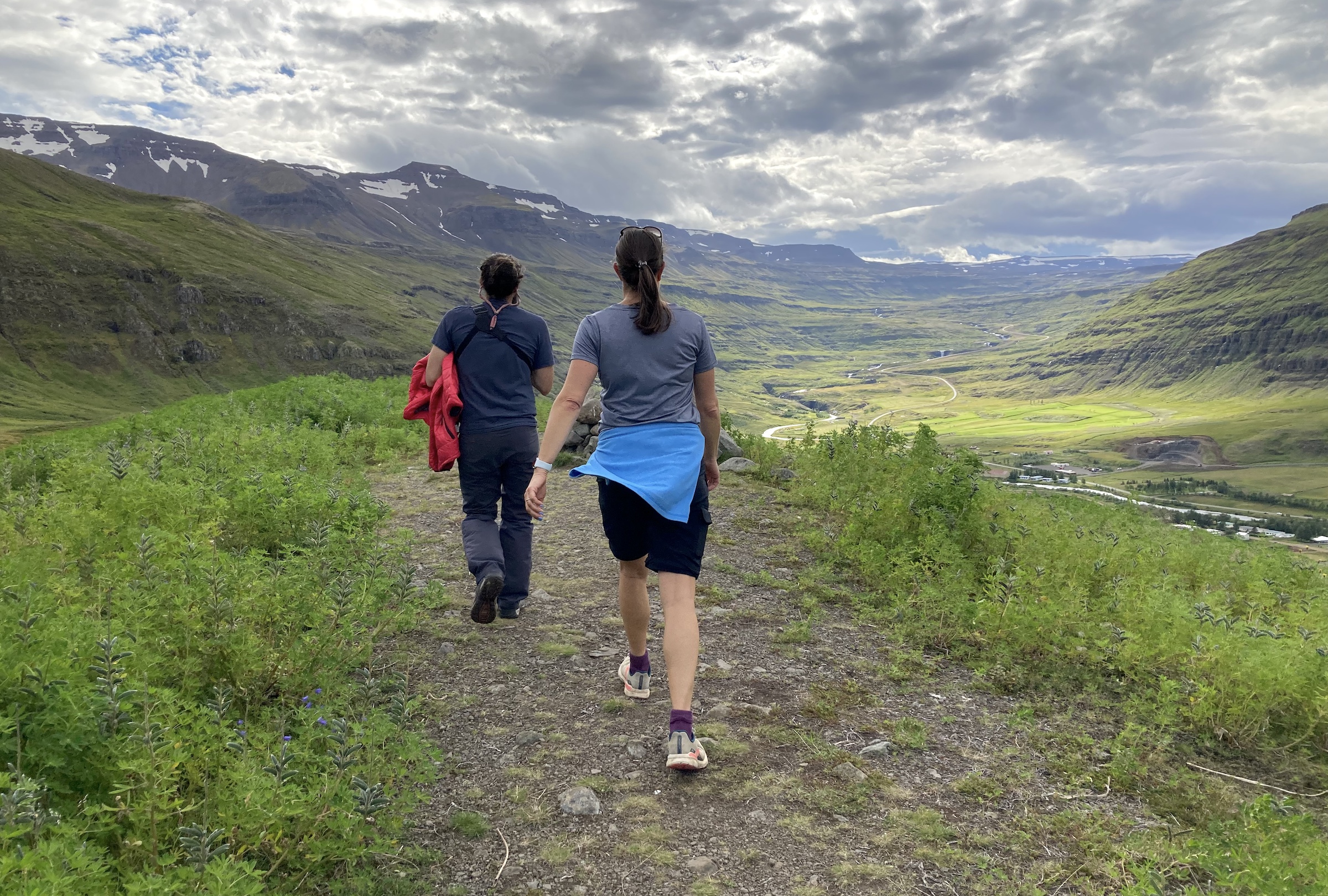 Hiking Iceland's lush landscapes