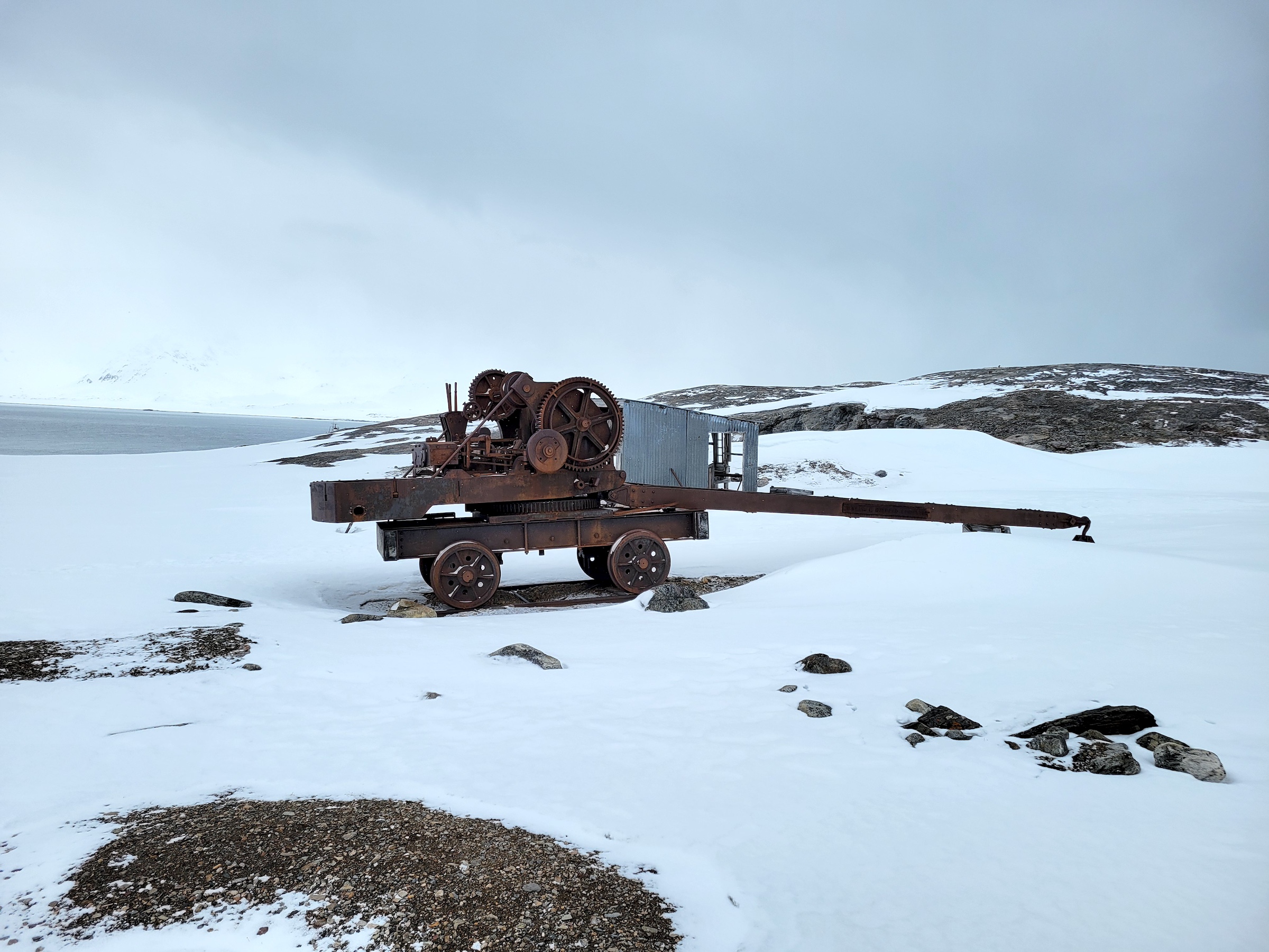 An abandoned artefact in Svalbard