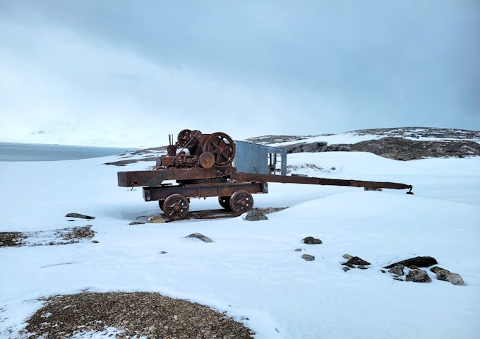 An abandoned artefact in Svalbard